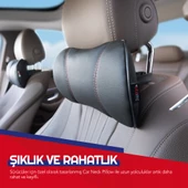 Otom Car Neck Pillow  Siyah-Kırmızı - 2