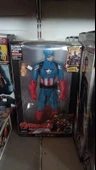 25 Cm. Işıklı Kaptan Amerika Kalkanlı Yedek Kafalı Avengers Yenilmezler Figür Oyuncak - 2