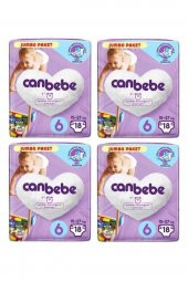 CANBEBE COMFORT DRY NO:6 18 ADET KILO 15+ 4 PAKET - 2