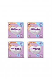 CANBEBE COMFORT DRY NO:4 30 ADET KILO 7-18  4 PAKET - 1