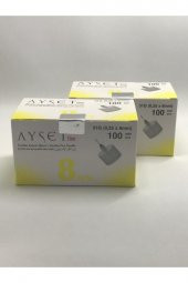 AYSET FINE INSULIN IGNE UCU NO:8 MM 2 KUTU - 1