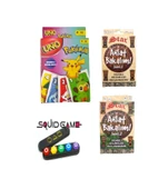 quid Game 2 Gonggi 5 Taş Pokemon Uno + Anlat Bakalım Seri 1 + Seri 2 Oyun Kartları - 4 lü Set - 1