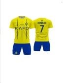 Al Nassr Fc A01078 Ronaldo Çocuk Dış Saha Futbol Forması 2023/2024 thumbnail 2