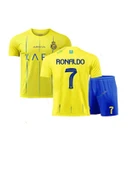 Al Nassr Fc A01078 Ronaldo Çocuk Dış Saha Futbol Forması 2023/2024 thumbnail 1