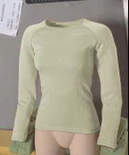 Patagonia Bayan Cap MW Variable Knit Crew Termal İçlik Antrasit M - 9