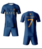 Al Nassr Fc A00734 Çocuk Ronaldo İç Saha Futbol Forması 2023/2024 - 3