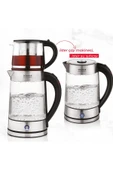 Schafer Gourmemaxx Cam Çay Makinesi Kettle 4 Parça - 2