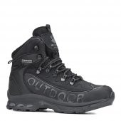 Albishoes Erkek Çocuk Soğuk Geçirmez Kaymaz Taban Suya Dayanıklı Outdoor Trekking Erkek Kışlık Bot - 1