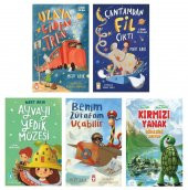 Mert Arık Seti 5 Kitap (Çantamdan Fil Çıktı + Uzaya Giden Tren + Benim Zürafam Uçabilir + Ayvayı Yedik Müzesi + Kırmızı Yanak Güneşini Arıyor) - 1