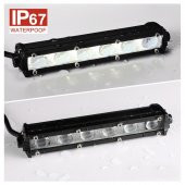 Ultra Slim 18w 6 Sıra Led Off Road Lambası Beyaz Yüksek Işık Gücü - 3