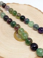 Florit Taşı YARIM Dizi 12mm (18cm uzunluğundadır) thumbnail 1