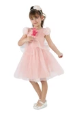 ÇocukyoluKids Kolu Gül Detaylı Abiye Elbise A1111111112004 - 1