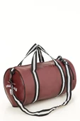 UNİSEX SİLİNDİR SPOR FİTNESS ÇANTASI DUFFEL BAG - 5