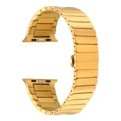 Apple Watch 7/8/9 45mm Kordon Bakla Metal Strap Kayış 79 - 12