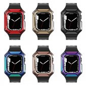 Apple Watch 7 41mm Kordon Kasa Koruyuculu Silikon Kordon 88 - 2