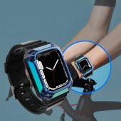 Apple Watch 7 41mm Kordon Kasa Koruyuculu Silikon Kordon 88 - 7