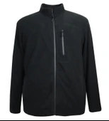 Büyük Beden Fermuarlı Polar Sweatshirt Gri - 2