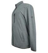 Büyük Beden Fermuarlı Polar Sweatshirt Gri - 5