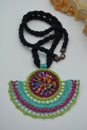 STONEAGE ÖZEL TASARIM YELPAZE KOLYE thumbnail 1