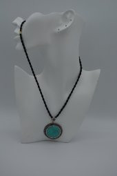 STONEAGE TURKUAZ TAŞLI TASARIM KOLYE thumbnail 1