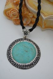 STONEAGE TURKUAZ TAŞLI TASARIM KOLYE thumbnail 2