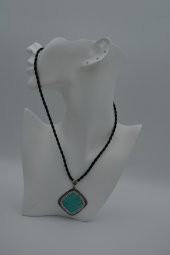 STONEAGE TURKUAZ TAŞLI TASARIM KOLYE thumbnail 1