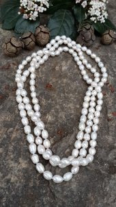 STONEAGE Kadın İnci Kolye Doğal Taş thumbnail 3