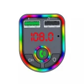 Concord C-616 Rgb Işıklı 2.1 A Şarj USB & TF Girişi Bluetooth 5.1V Fm Transmitter - 3