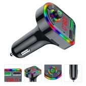 Concord C-616 Rgb Işıklı 2.1 A Şarj USB & TF Girişi Bluetooth 5.1V Fm Transmitter - 5