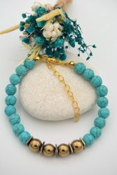 STONEAGE Hematit ve Turkuaz Bileklik thumbnail 2