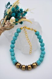 STONEAGE Hematit ve Turkuaz Bileklik thumbnail 3