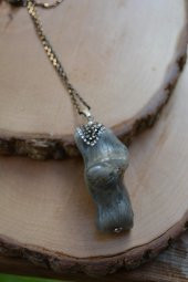 STONEAGE JEWELLERY El Yapımı Labradorit Doğal Taş Bayan Kolye thumbnail 2