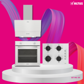 Altus Ankastre Set Beyaz No 101 ( ALA 310 HW - ALA 159 GHW - ALA 535 HW ) - 3