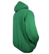 Erkek Büyük Beden Kapşonlu Sweatshirt 3 İplik Yeşil - 5