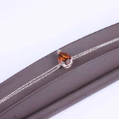 925 Ayar Gümüş Smoky Quartz Taşlı Bileklik thumbnail 4