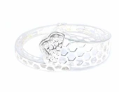 925 Ayar Gümüş Taşlı Ajur Bilezik thumbnail 1