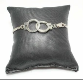 925 ayar gümüş Kelepçe Modeli Bileklik thumbnail 4