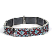 925 Ayar Gümüş Mavi Mineli Bileklik thumbnail 2