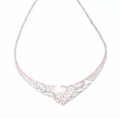 925 Ayar Gümüş Ajurlu Kalp Modeli Kolye thumbnail 1