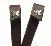 925 Ayar Gümüş Yusufçuk Küpe, Beyaz - Siyah Taş thumbnail 2