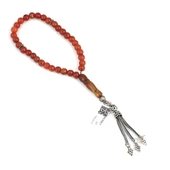 Akik Doğaltaş Gümüş Tesbih, Akik Taşlı İmame thumbnail 2