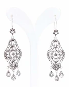 925 Ayar Gümüş Avize Model Telkari Küpe thumbnail 2