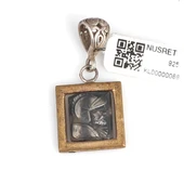 925 Ayar Gümüş ve Bronz Karışımı Kolye Ucu thumbnail 1