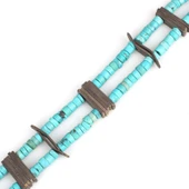 Nusrettaki Firuze Taşlı Gümüş Bileklik thumbnail 3