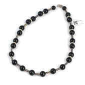 925 Ayar Gümüş Onix Taşlı Kolye thumbnail 2