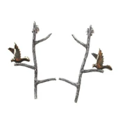 925 Ayar Gümüş Aşk ve Barış Güvercini Çivi Küpe thumbnail 4