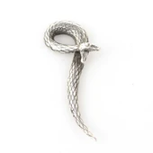 925 Ayar Gümüş Yılan Kolye Ucu thumbnail 4