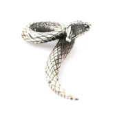 925 Ayar Gümüş Yılan Kolye Ucu thumbnail 2