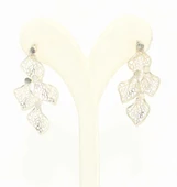 925 Ayar Gümüş Yaprak Modeli Çivi Küpe thumbnail 2