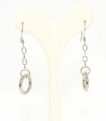 925 Ayar Gümüş Halka Modeli Sallantılı Küpe thumbnail 2